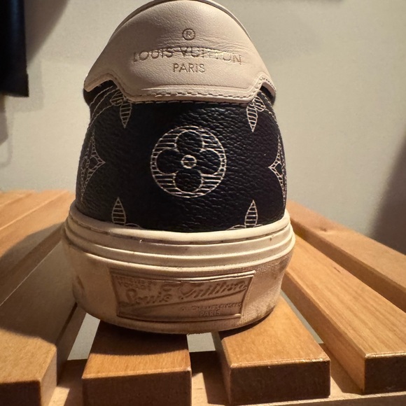 LV Savane Monogram Trocadero Slip On Sneakers Encre - Picture 8 of 8